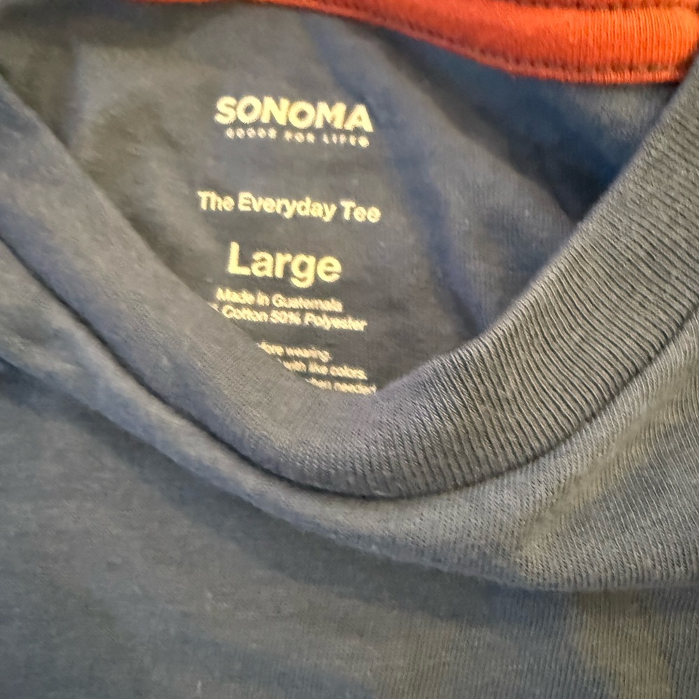 Sonoma Navy Blue Everyday Tee